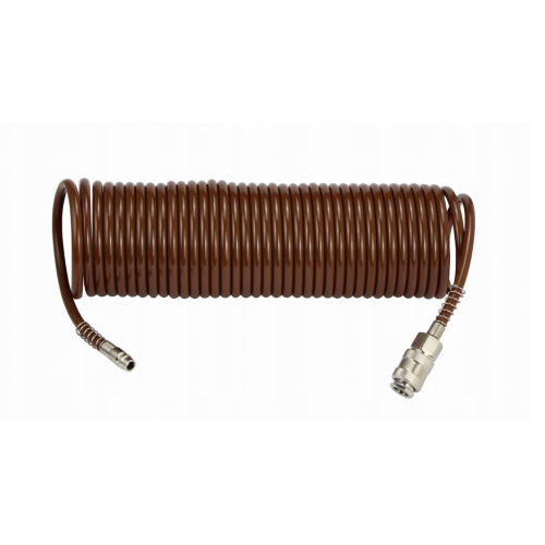 Kompresora pneimatiskā šļūtene 8x12mm/15m/8bar spirālveida no Kraft&Dele (WDS2152)