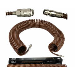 Kompresora pneimatiskā šļūtene 8x12mm/20m/8bar spirālveida no  Kraft&Dele (WDS2153)