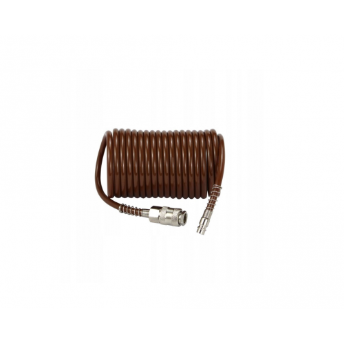 Kompresora pneimatiskā šļūtene 5x8mm/5m/8bar spirālveida no  Kraft&Dele (WDS2154)