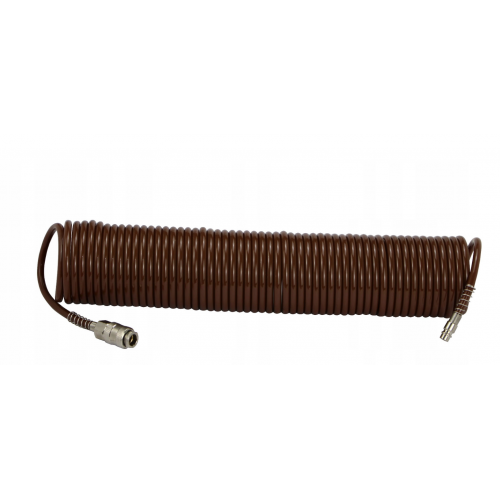 Kompresora pneimatiskā šļūtene 5x8mm/15m/8bar spirālveida no  Kraft&Dele (WDS2156)