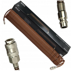 Kompresora pneimatiskā šļūtene 5x8mm/20m/8bar spirālveida no  Kraft&Dele (WDS2157)