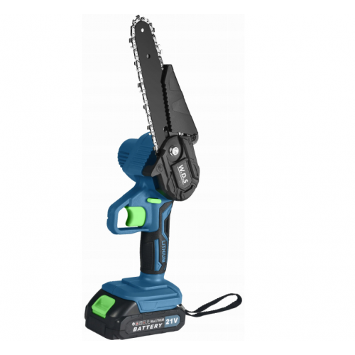 Akumulatora ķēdes zāģis, mini zaru zāģis 6 collas, 2 akumulatori (WDS2301)