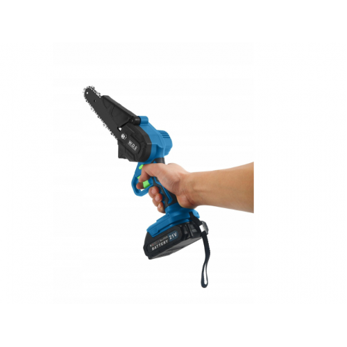 Akumulatora ķēdes zāģis, mini zaru zāģis 6 collas, 2 akumulatori (WDS2301)