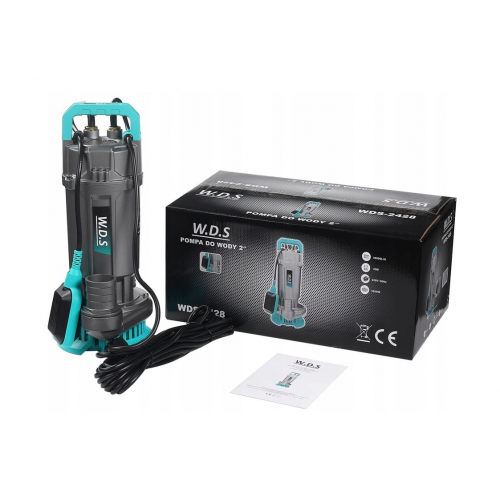 Elektriskais iegremdējams ūdens sūknis 2" 3200W  30000l/h + pludiņš no Kraft&dele (WDS2428)