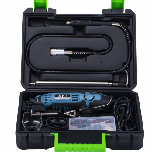 Mini slīpmašīnas un urbja komplekts 270W, 200 elementi no Kraft&dele (WDS2520)