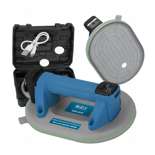 Akumulatoru darbināms vibrējošs piesūceknis 240 mm 300 kg USB-C no Kraft&dele (WDS2692)