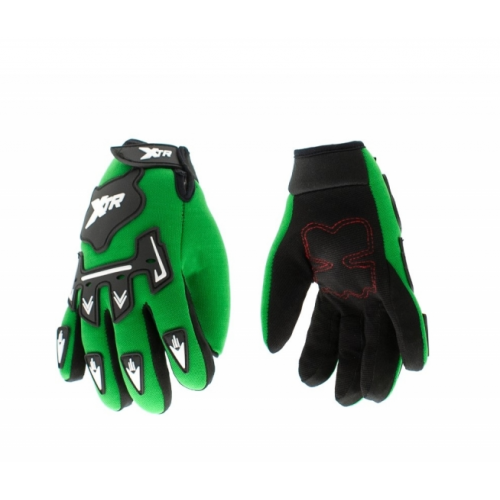 Motociklu cimdi XTR X1/ zali  (WLD-927)