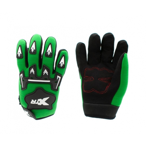 Motociklu cimdi XTR X1/ zali  (WLD-927)