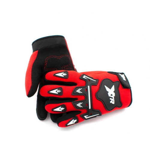 Motociklu cimdi XTR X1/ sarkans  (WLD-928)