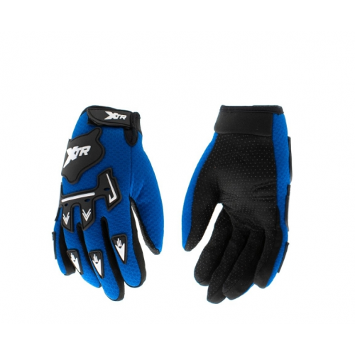Motocikla cimdi XTR X1/ zili (WLD-931)
