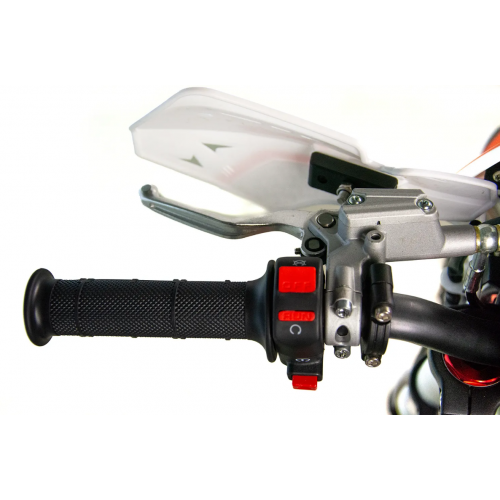 Benzīna krosa motocikls 70cm3, 12"/10" ar lampu no Asix - XB-18 (Elektriskais start )