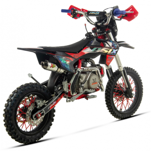 Benzīna krosa motocikls 110cm3, 14"/12" ar lampu no Asix - XB-27 (Elektriskais + kick starts)