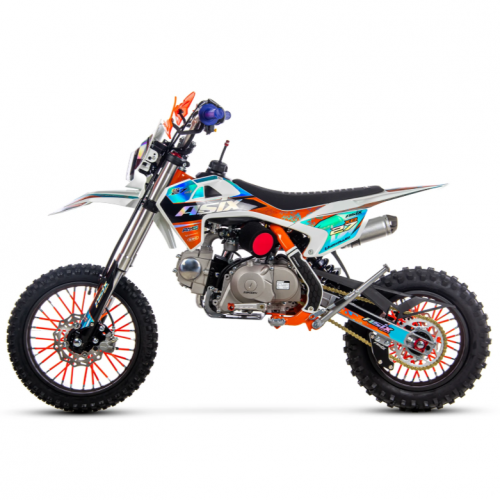 Benzīna krosa motocikls 125cm3, 14"/12" ar lampu no Asix - XB-27 Manuāls (Elektriskais + kājas starts)