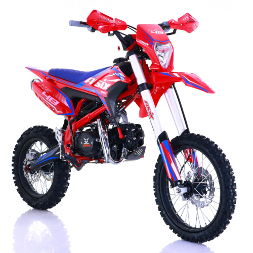 Бензиновый кроссовый мотоцикл 125 см3, 17"/14", МКПП 4 скорости Asix XB-48 (электрический + кик-стартер)