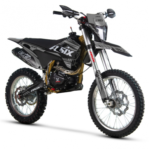 Бензиновый кроссовый мотоцикл 300см3, 21"/18" Asix Cross XB88 Lizzard (Электрический + Кик стартер)