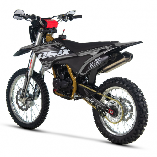 Бензиновый кроссовый мотоцикл 300см3, 21"/18" Asix Cross XB88 Lizzard (Электрический + Кик стартер)