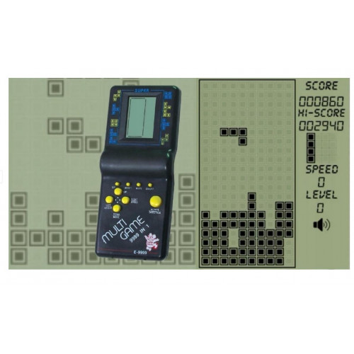 Retro spēļu konsole Tetris, Tanki u.c. spēles (XJ3752, 18221)