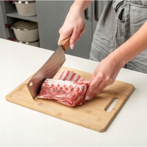 Virtuves nazis dārzeņu griešanai, gaļas tērauds 38 cm (XJ4115)