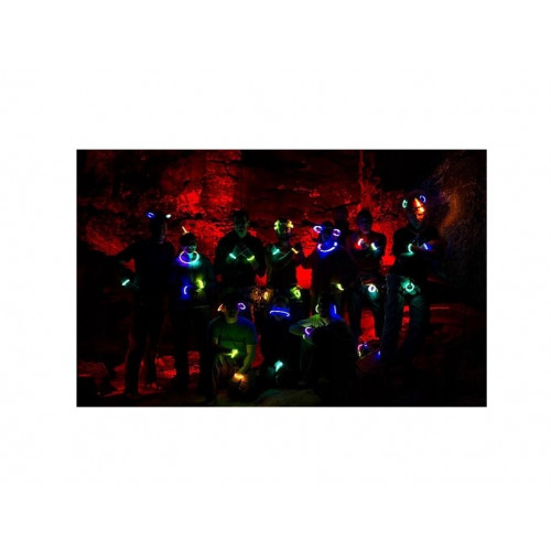 Naktī spīdoši gaismas kociņi, Glow Sticks 100 gab. komplekts (XJ4741, SA088)