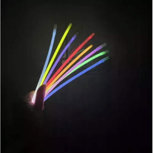 Naktī spīdoši gaismas kociņi, Glow Sticks 50 gab. komplekts (XJ4742)