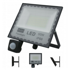 Halogēna spuldze led prožektors 50w kustības sensors (XJ4886)