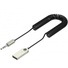 Raidītāja adapteris Bluetooth audio uztvērējs BT 5.3 AUX automašīnai (HN2866)