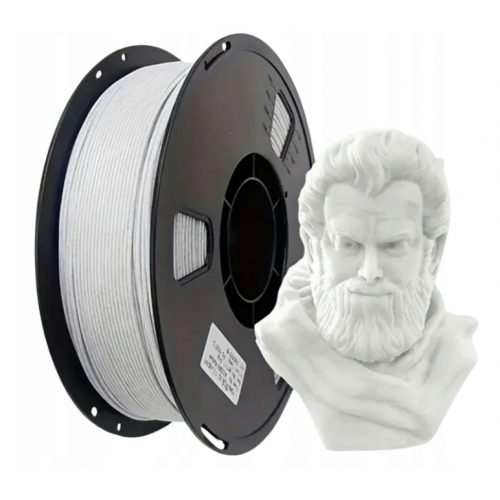 3D printera balts plastmasas diegs, PETG filaments 330M 1KG 1.75mm (XJ5979)