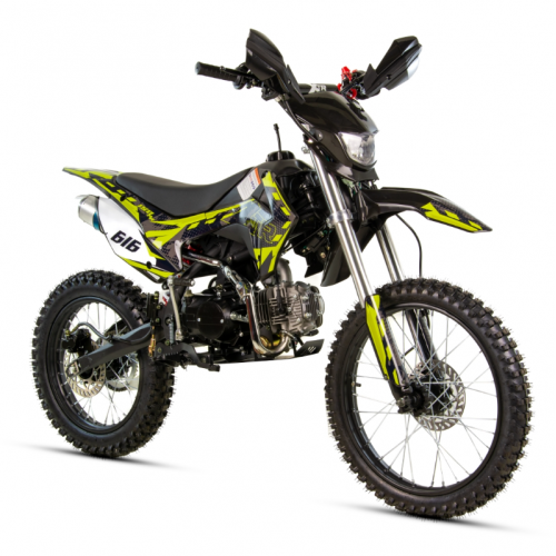 Benzīna krosa motocikls 150cm3, 19"/16", manuāls, elektriskais + kick starts no XTR (XTR 616)