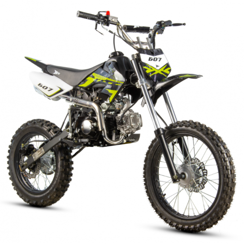 Benzīna motocikls 125cm3, 17"/14", manuāls 4 ātrumi XTR 607 (kājas - kick starts)