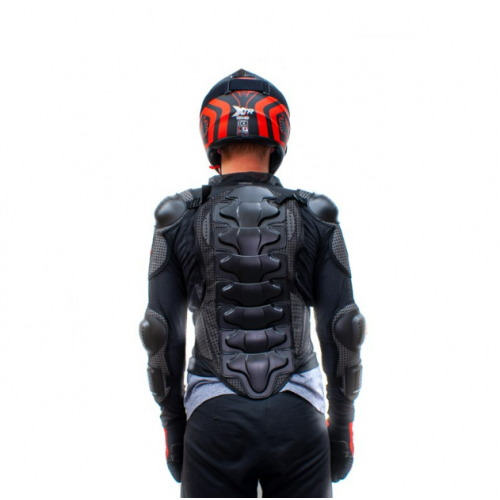 Moto bruņas BUZER ARMOR JUNIOR XTR X1 BLACK no ExtremeRide (YND-91)