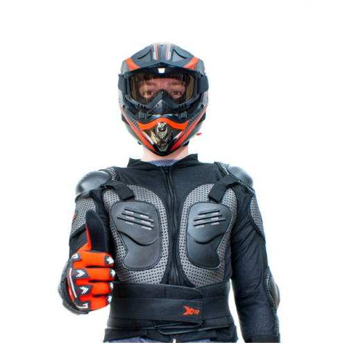 Moto bruņas BUZER ARMOR JUNIOR XTR X1 BLACK no ExtremeRide (YND-91)