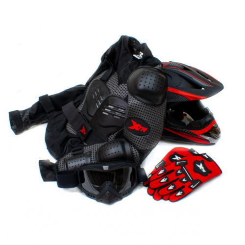 Moto bruņas BUZER ARMOR JUNIOR XTR X1 BLACK no ExtremeRide (YND-91)