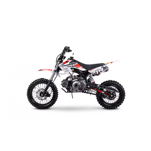 Benzīna krosa motocikls 110cm3 14"/12" 6,4 ZS / 6,5 Nm pusautomāt ZIPP DB 14 MINI CROSS no ROMET MOTORS (ZIPP DB 14)