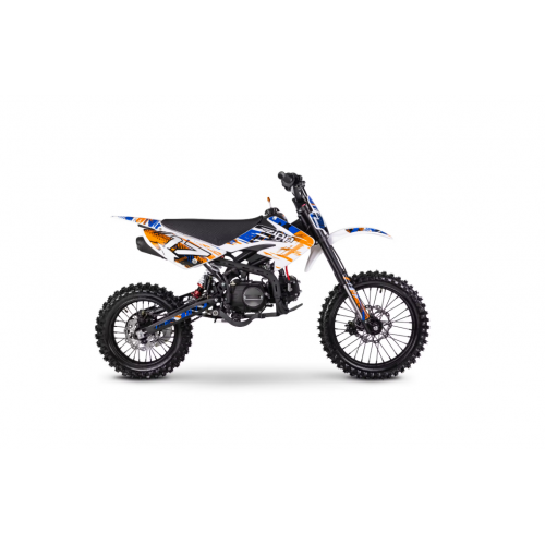 Benzīna krosa motocikls 125cm3 17"/14" 8,8 ZS / 9,0 Nm mehanika ZIPP DB 17 MINI CROSS no ROMET MOTORS (ZIPP DB 17)