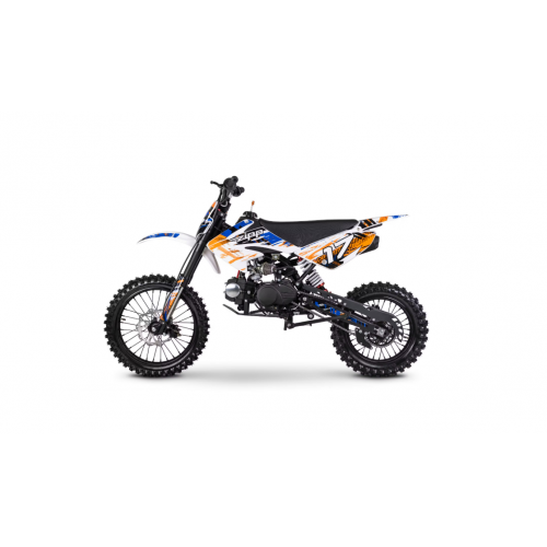 Benzīna krosa motocikls 125cm3 17"/14" 8,8 ZS / 9,0 Nm mehanika ZIPP DB 17 MINI CROSS no ROMET MOTORS (ZIPP DB 17)