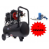 Bezeļļas gaisa kompresors 24L, 230V no Kraft&dele + dāvana (KD1385 + Kd412)
