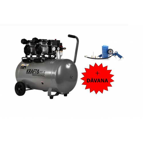 Bezeļļas kompresors 100L/2x1500W no Kraft&Dele (KD1398)