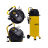 Bez eļļas kompresors 1.5kW 50l + digitāla gaisa pistole no KRAFT&DELE (KD1418)