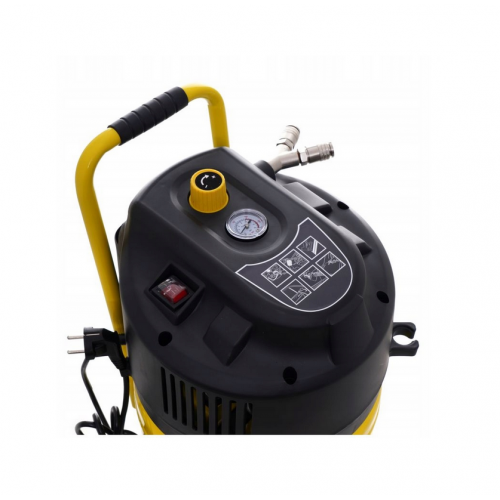 Bez eļļas kompresors 1.5kW 50l + digitāla gaisa pistole no KRAFT&DELE (KD1418)