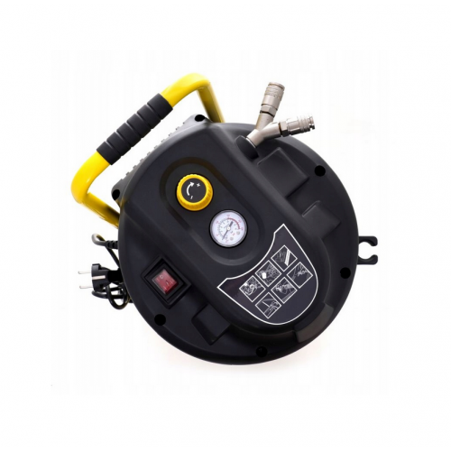 Bez eļļas kompresors 1.5kW 50l + digitāla gaisa pistole no KRAFT&DELE (KD1418)