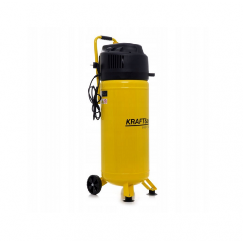 Bez eļļas kompresors 1.5kW 50l + digitāla gaisa pistole no KRAFT&DELE (KD1418)