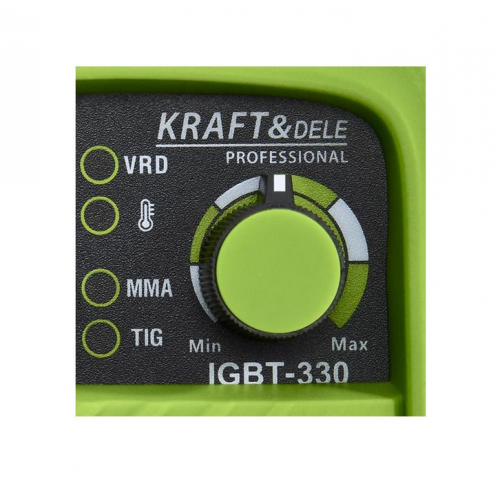 Invertora metināšanas aparāts 330A MMA/TIG/LIFT/VRD no Kraft&Dele (KD1782)