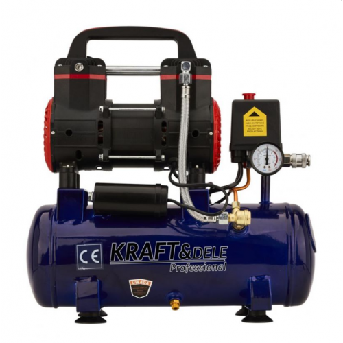 Bezeļļas kompresors 9l,155l/min, 1200W no Kraft&Dele (KD2127)