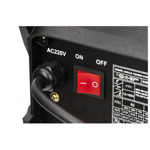 Invertora metināšanas aparāts 220A / MIG FLUX / TIG LIFT / MMA no KRAFT&DELE (KD3421)