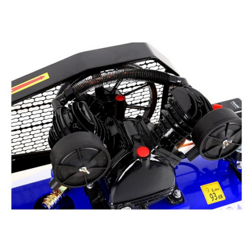 Eļļas kompresors 200l 2 virzuļi 400V + el. pneimatiskā Kraft&Dele pistole (KD4063)
