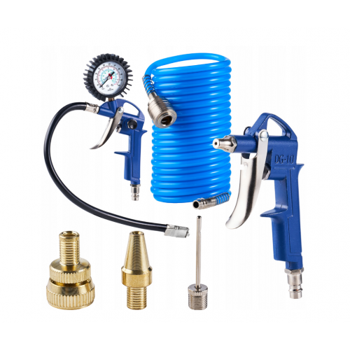 Eļļas kompresors 200l 2 virzuļi 400V + el. pneimatiskā Kraft&Dele pistole (KD4063)