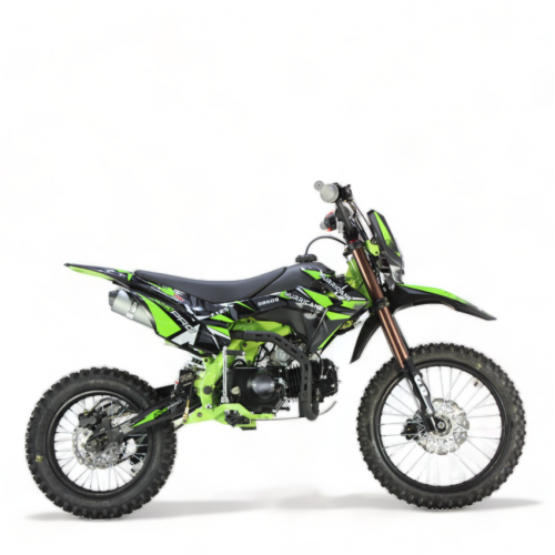 Benzīna motocikls 125cm3, 17/14",  E+Kick start KXD 609 Hurricane 