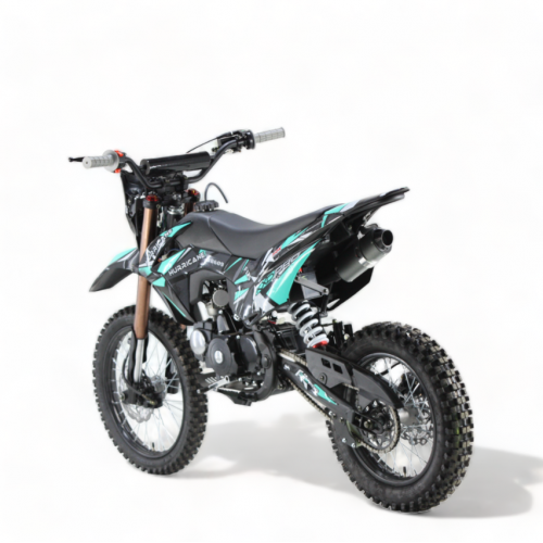 Benzīna motocikls 125cm3, 17/14",  E+Kick start KXD 609 Hurricane 