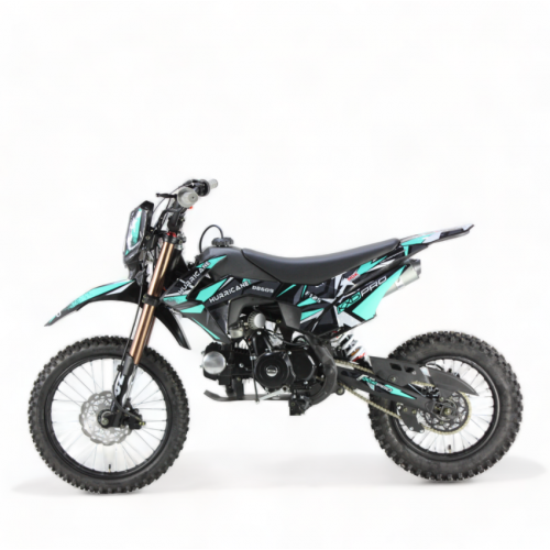 Benzīna motocikls 125cm3, 17/14",  E+Kick start KXD 609 Hurricane 