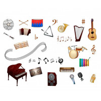 Mūzikas instrumenti, mikrofoni, karaoke un citi
